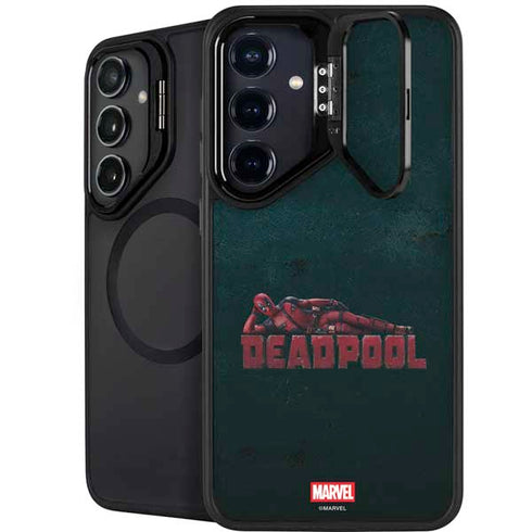 Marvel Deadpool Legacy Posing Deadpool Galaxy S25 Kickstand Case